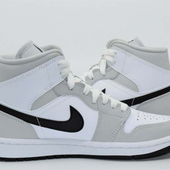 Nike Air Jordan 1 Mid Light Smoke Grey Fog BQ6472-015 - Picture 6 of 6